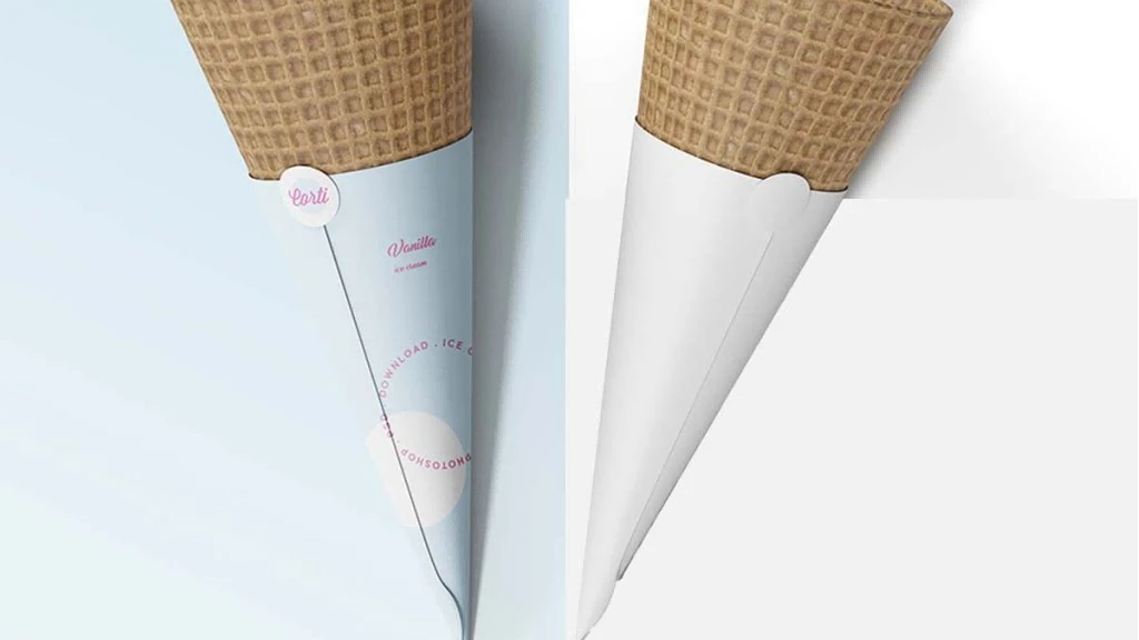 Waffle cone sleeves 1 Waffle cone sleeves 1